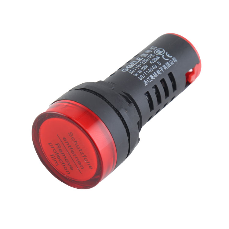 AD116-22D/FS black body 22mm mini industrial LED indicator light Signal Lamp